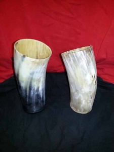 แก้วแตรเบียร์ไวกิ้งที่ไม่ซ้ำใครออกแบบในอินเดียสินค้าหัตถกรรมสำหรับค็อกเทลขนาดกลาง - Product Image 3