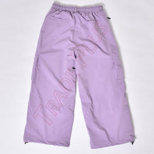 Vente en gros Uniesx Baggy pantalon de snowboard coupe ample isolé hiver extérieur Cargo pantalon chauffant coupe-vent jambe large Streetwear - Product Image 2