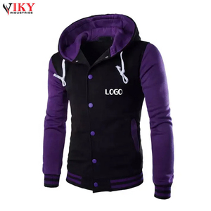 Viky Industries-Sudadera con capucha de algodón 100% para hombre, ropa deportiva masculina de manga larga, en diferentes colores, nueva llegada - Product Image 6