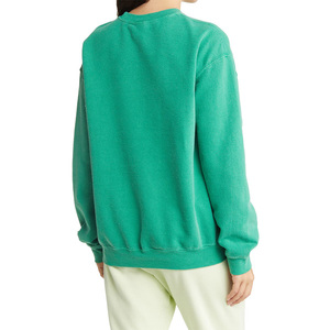 Sudaderas con capucha de mujer de alta calidad OEM nueva llegada ropa de invierno sudaderas de tela de rizo liso para mujer - Product Image 4