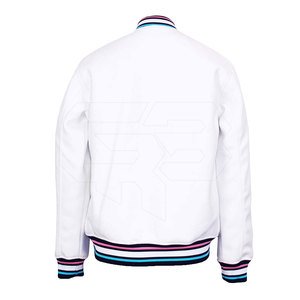 2023 personnalisé High Street Style Letterman veste pour hommes de haute qualité col montant Unique hiver OEM Service - Product Image 3