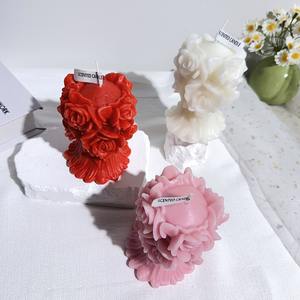 ช่อกุหลาบ3D toowin เทียนหอมลายนูนวันวาเลนไทน์สร้างสรรค์ช่อกุหลาบเทียนสารภาพ - Product Image 4