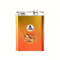 Fournisseur chinois de boîtes de conserve rectangulaires/carrées en tôle de 1L/5L, de qualité alimentaire, vides, pour l'emballage d'huile moteur et d'huile d'olive