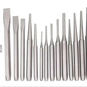 Nouvel ensemble de poinçons et ciseaux Nei-kos 02626A, 16 pièces, ciseaux à froid, poinçons coniques et de centrage en acier au chrome-vanadium - Prêt à être expédié - Product Image 3