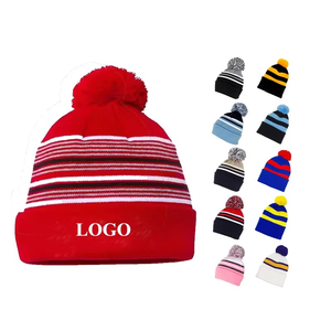 Gorro de Invierno de Punto Cálido, Clásico, Popular, Unisex, Liso, con Diseño de Bordado Personalizado, Logotipo, Gorro de Lana Colorido - Product Image 3