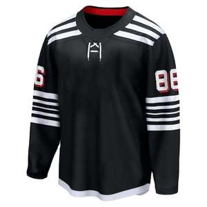 Ensemble de maillots de hockey sur glace à sublimation personnalisée pour hommes adultes uniformes d'équipe en polyester 100% avec logo personnalisé - Product Image 2