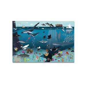 Arte Mural del Mundo Submarino para Niños, Papel Mate de 170 Gsm - Product Image 5