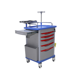 Alta calidad ABS enfermera sala de emergencias carro dispositivo médico carro ruedas para hospitales conveniente Carro de emergencia - Product Image 2