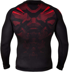 Le combat extensible de tissu de Rashguard de conception personnalisée de haute qualité porte pour la sublimation - Product Image 3