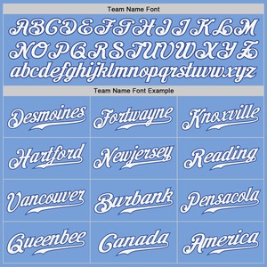 Benutzer definierte weiße hellblaue-Royal Authentic Split Fashion Baseball Jersey - Product Image 5