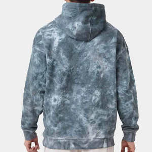 Sudaderas con capucha para hombre de algodón de gran tamaño Vintage Stone Acid Wash con logotipo personalizado Gallery Paint Splatter Sudadera con capucha desgastada - Product Image 6