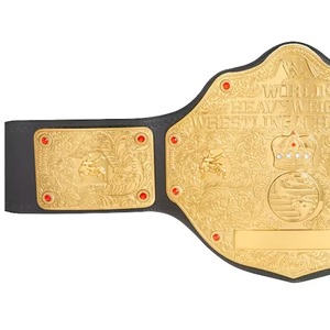 Meilleures ventes Ceintures de championnat d'arts martiaux unisexes Design personnalisé Plaqué or Ceintures de lutte de championnat du monde - Product Image 3