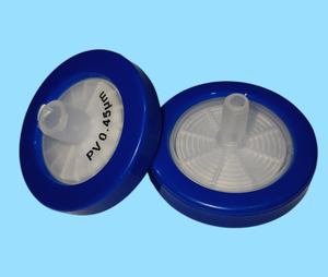ตัวกรอง PVDF (0.22um 13มม.) ไม่ชอบน้ำไม่ผ่านการฆ่าเชื้อ - Product Image 1