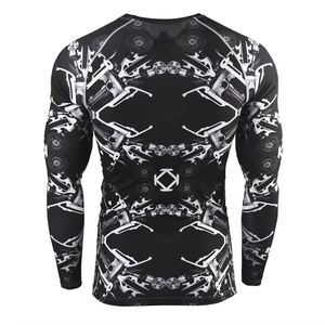 Protectores ligeros para hombre, impresión por sublimación completa, manga corta, artes marciales, ropa duradera para correr, la más activa - Product Image 6