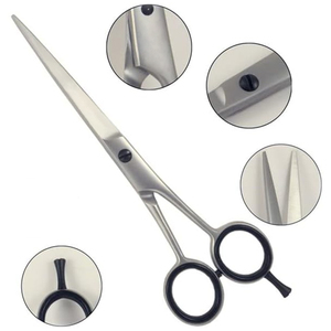 Tijeras para cortar cabello de 6,5 pulgadas, tijeras de peluquería de acero inoxidable, tijeras de agarre cómodo - Product Image 3