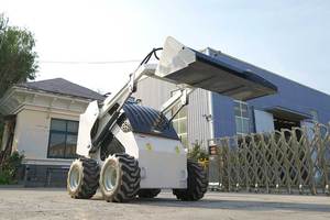 स्किड स्टीयर लोडर HW-S460 ऑपरेटिंग वजन 1200 किलोग्राम - Product Image 2