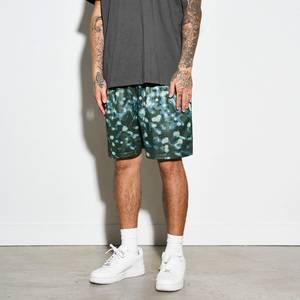 2024 pantalones cortos de baloncesto de malla deportivos de calle personalizados para hombres, Fitness informal sublimado a la venta - Product Image 4