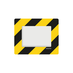LongLife Klarsicht - Marcatura del Pavimento Finestra del Pavimento, autoadesivo DIN A5, Nero/Giallo, 10 pz. / Confezione.- LG-K - Product Image 1