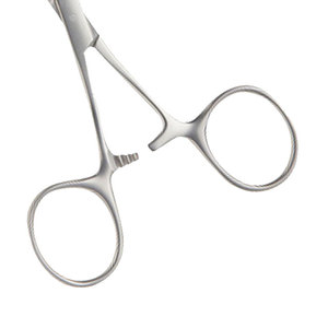 Pinzas para toallas Backhaus, instrumentos quirúrgicos, pinzas hemostáticas reutilizables de acero inoxidable para cirugía, uso médico veterinario - Product Image 3