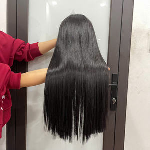 Perruque en cheveux humains pré-faits, lisses et soyeux, avec fermeture à cuticules alignées, vente de Noël 2025 - Product Image 5