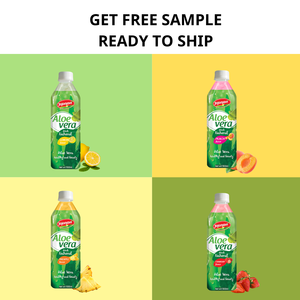 Jugo de aloe vera al por mayor mezclado con jugo de limón natural 500ml JOJONAVI muestra gratis OEM personalizado disponible - Product Image 4