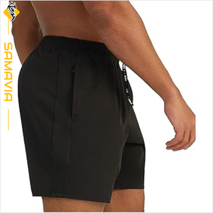 Bermuda personnalisé pour hommes, short de course respirant à séchage rapide, vêtements de sport d'entraînement avec poches - Product Image 2
