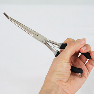 เครื่องมือถอดตะขอตกปลาจมูกยาว183มม. คีมสเตนเลสทนทานต่อการกัดกร่อนพร้อมที่จับสบาย - Product Image 1