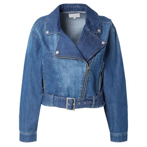 Chaqueta de mezclilla cruda para mujer Algodón sin tratar con textura duradera para un uso duradero - Product Image 1