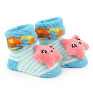 Newborn <b>Booties</b> - Blue - Product Image 3