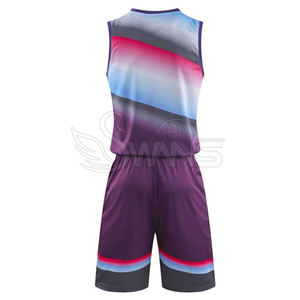 Ensemble d'uniformes de basket-ball respirants personnalisables, grande taille, concevez votre propre tenue à prix d'usine, vêtements de basket-ball - Product Image 4