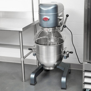 Listo para Enviar MX40L 40 Qt. Batidora Planetaria con Protector y Acero Inoxidable Estándar, a Gas/Eléctrica, 10 Velocidades, para Uso Doméstico - Product Image 4