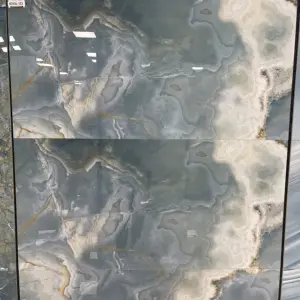 तेल चित्रकला भारतीय सिरेमिक टाइलें रंग के शरीर बाघिन क्रिस्टल पॉलिश 600x1200mm चीन चीनी मिट्टी के बरतन फर्श