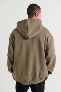 Wholesale Custom Heavyweight Oversized Pullover Hoodie Heavy Cotton New Design Thermal <b>Hooded</b> <b>Fleece</b> for <b>Men</b> for Winter OEM - Product Image 4