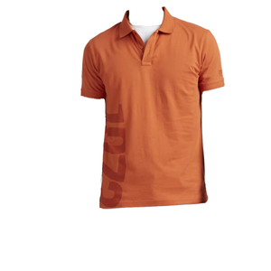 เสื้อยืดโปโลของผู้ชายเสื้อโปโลแขนสั้นผ้าคอตตอน100% กันยับสำหรับชุดลำลองแบบสั่งตัดสีได้ - Product Image 2