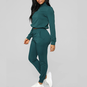 Conjunto Deportivo de Dos Piezas para Mujer, 100% Algodón, Transpirable, Ecológico, Antibacterial, de Secado Rápido, con Cierre, Superventas 2022 - Product Image 1