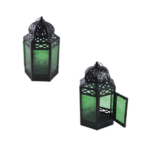 Colorful <b>Moroccan</b> Hanging Lantern <b>Decor</b> Metal Design Tealight Holder Best for Other Event Parties Wedding Decoration Design - Product Image 1