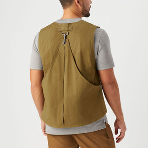 Chalecos de trabajo para hombre sin mangas personalizados con múltiples bolsillos, ropa exterior de verano, trajes de tiro con logotipo personalizado - Product Image 2