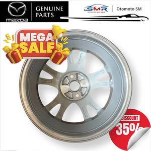 9965C96560 Llanta de aluminio de repuesto de fábrica 16x6.5 Offset 50 de 4 birlos para Mazda2 series DE, DG, color plata 9965-C9-6560 - Product Image 2