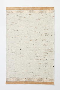 Tapis en laine mélangée texturé Umbria fabriqué à la main, accent de sol doux, durable et élégant pour décor de salon ou de chambre à coucher - Product Image 2