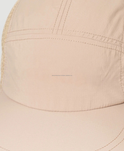 Casquette de baseball snapback légère pour homme en ripstop marron, respirante, multi-panneaux, prix abordable, vente en gros 2026 - Product Image 4
