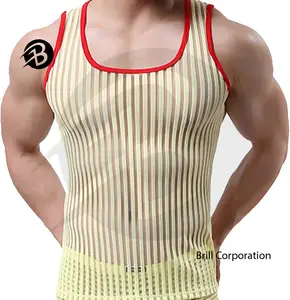 Mens Workout Mesh Tank Tops Fitness Performance Muscle mangas Vest Ginásio Treinamento Musculação Singlet Tanque Tops Homens