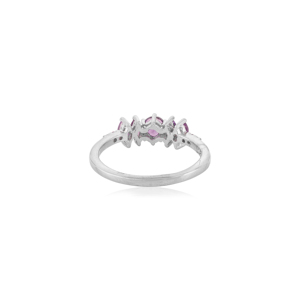 Bague tendance en argent sterling 925 plaqué rhodium, 100 % améthyste véritable, faite à la main, pour femme, idéale pour les soirées, vente en gros usine - Product Image 6