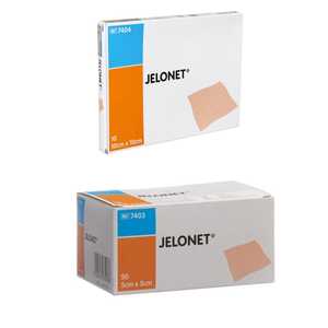 Jelonet - Paquetes de Apósito Médico Autoadhesivo Hipoalergénico e Impermeable de 5 cm x 5 cm y 10 cm x 10 cm, Certificado CE Clase II (7403 7404) - Product Image 1
