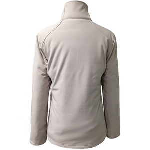 Veste Softshell personnalisée isolée pour femmes hiver fermeture éclair imperméable au vent épais grande taille imprimé logo Durable vente en gros - Product Image 5