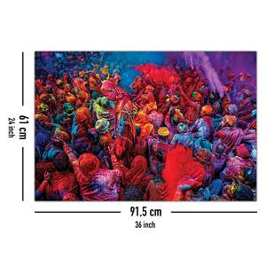 Affiche de festival colorée pour décoration murale - Product Image 1