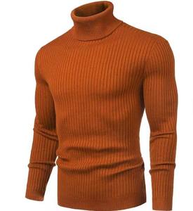 Winter <b>Men'S</b> <b>Turtleneck</b> <b>Sweater</b> Bottoming Shirt Long-Sleeved Warm Thick <b>Sweater</b> - Product Image 3
