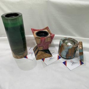 Quemador de Incienso Artesanal de Resina y Madera Combinadas, Hecho a Mano en INDIA - Product Image 5