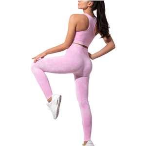 Vêtements actifs simples et beaux Vêtements de sport pour femmes Workout Gym Gym Fitness Ensembles Vêtements Yoga Set - Product Image 5