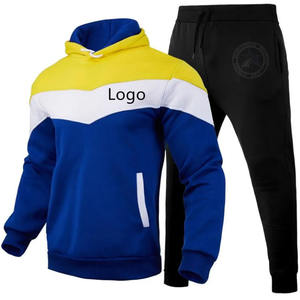 Chándales Casuales de Corte Regular para Hombre, Logotipo Personalizado, Poliéster/Algodón, Bolsillos Laterales, Chándal de Invierno - Product Image 1