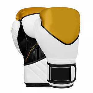Gants de boxe MMA en cuir de couleur personnalisée professionnels de haute qualité imperméables en gros Équipement d'entraînement et de sparring haut de gamme - Product Image 1